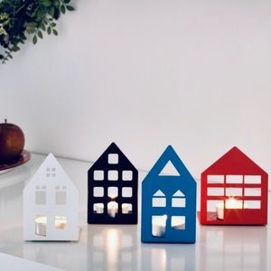 IKEA Vinterfest 2019 House Tealight Holder Set